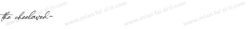 the cheelaved字体转换